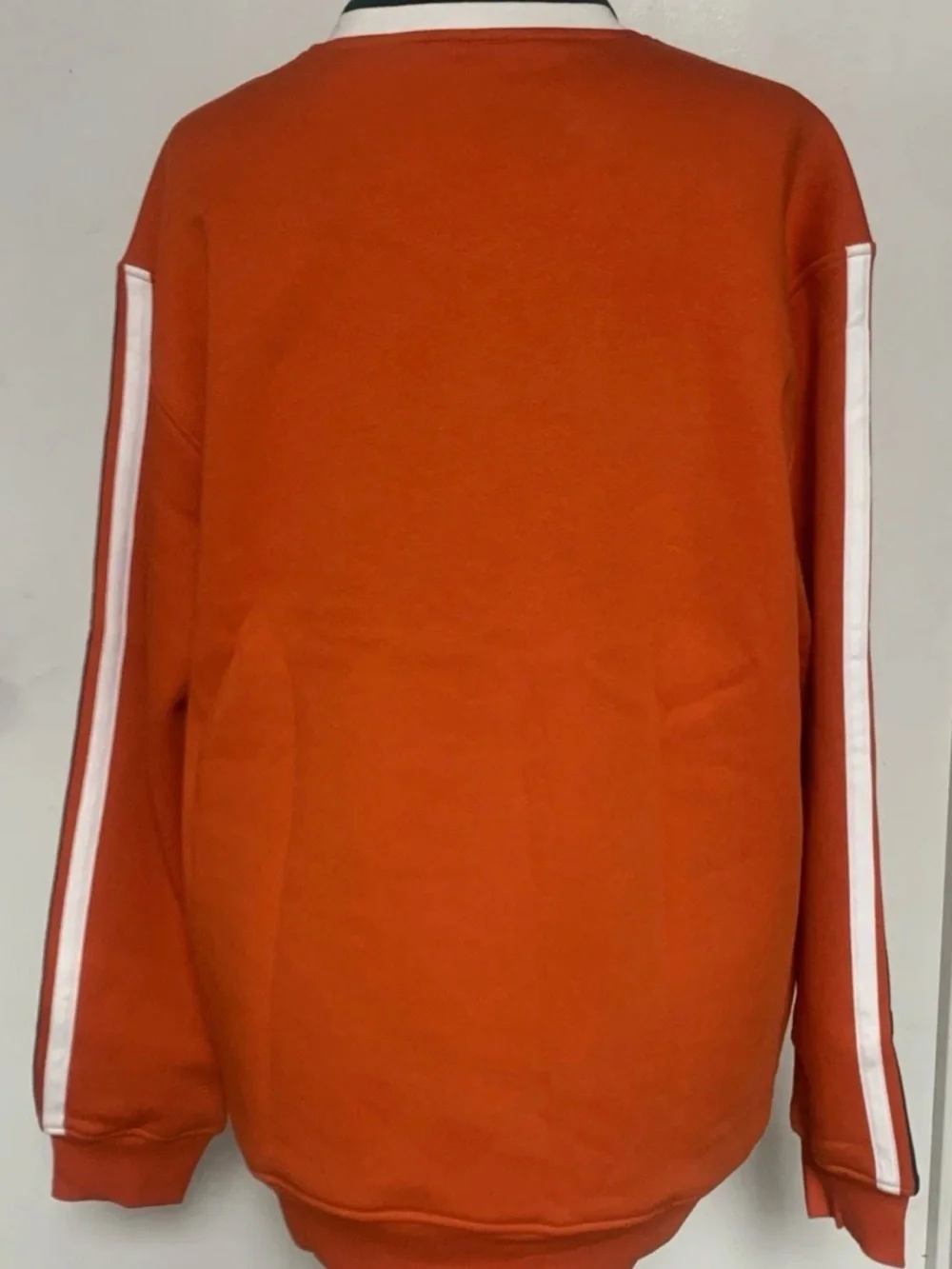 Adidas Miami Hurricanes Crewneck Sweatshirt MED NWT Orange NCAA